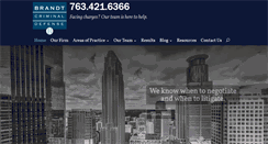 Desktop Screenshot of brandtdefense.com