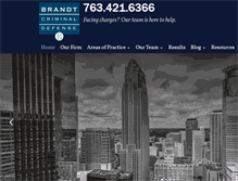 Tablet Screenshot of brandtdefense.com